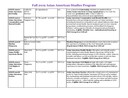 AASP Fall 2019 Schedule of Classes2