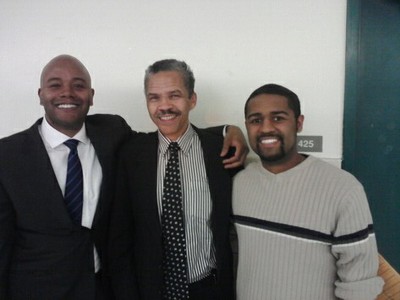 Dean Rose, Dr. Joseph, and Joshua Xavier