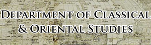 Department of Classical and Oriental Studies