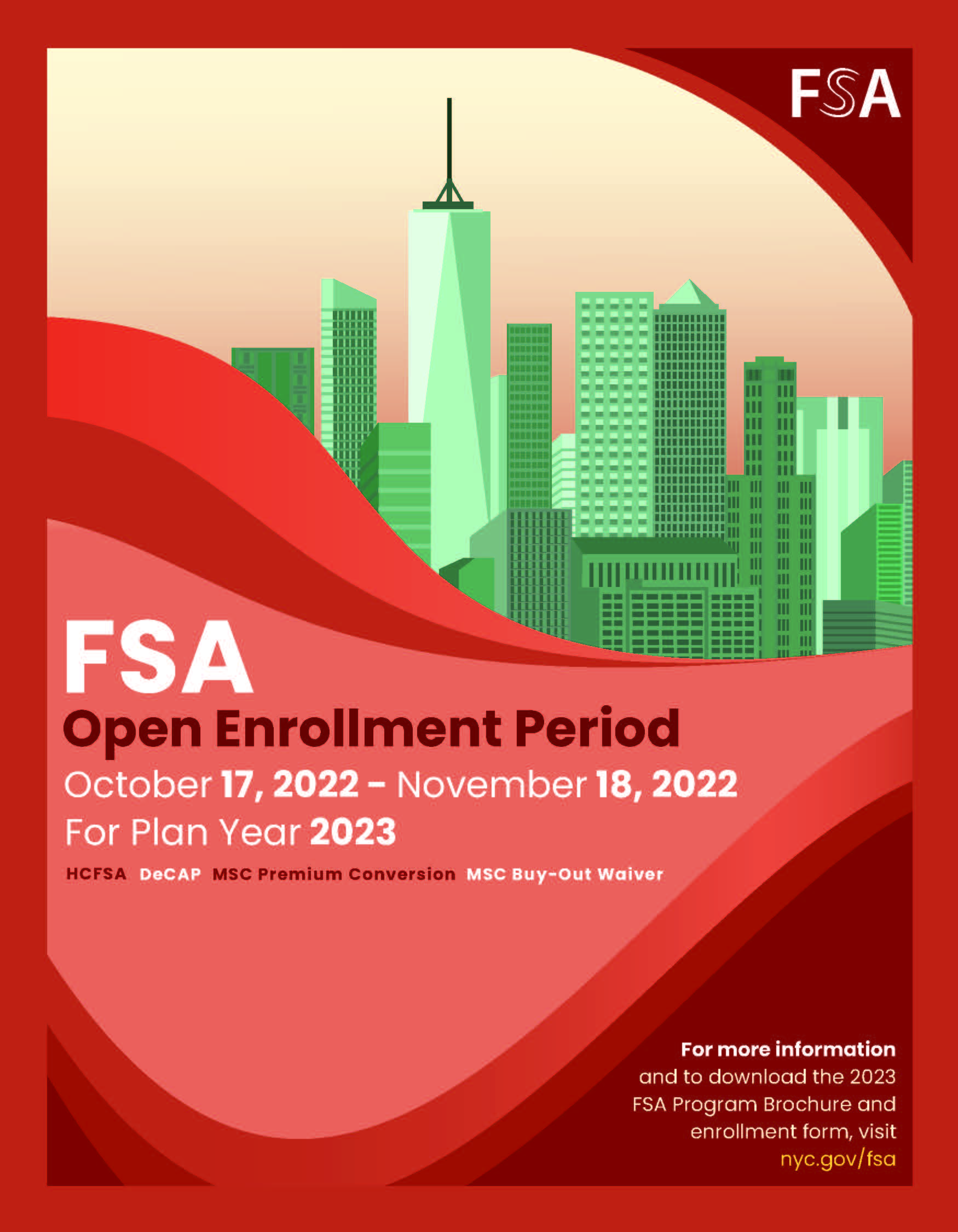 FSA open enrollment 