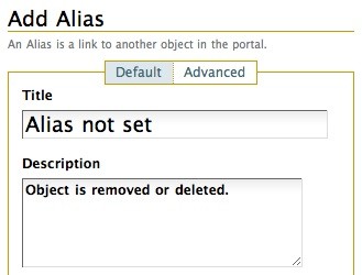 Create Alias (2)