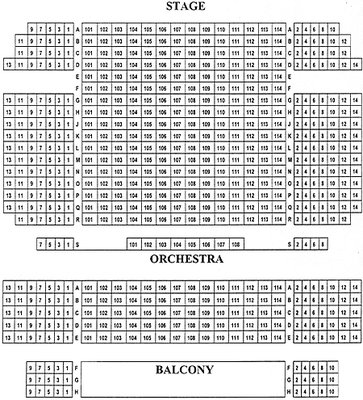 Kaye Seating Chart — Hunter College