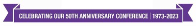 2023 50th Anniversary Conference Banner